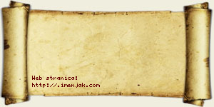 Dejana Isaković vizit kartica